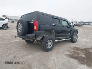 2007 Hummer H3 SUV with VIN 5GTDN13E578109056, listed as a IAAI auction lot 41455611 with 182,456 mi miles and . Bid and sale history available at DreamBid. Image 4.
