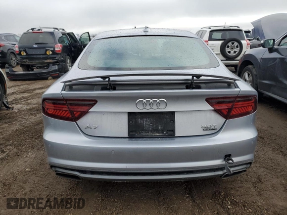2017 Audi A7 z VIN WAU22BFC2HN025865, wystawiony jako Copart lot #86629704 z przebiegiem 57 434 mil mil oraz Szkoda całkowita • Salvage title. Historia ofert i sprzedaży dostępna na DreamBid. Obrazek 6.