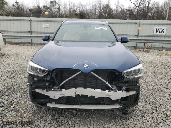 2019 BMW X3 xDrive30i with VIN 5UXTR9C5XKLP93273, listed as a Copart auction lot 47653755 with 42,664 mi miles and Salvage Title. Bid and sale history available at carsss.com. Image 5.