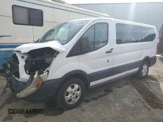 2017 Ford Transit XL with VIN 1FMZK1YM5HKA90465, listed as a Copart auction lot 44538235 with 26,532 mi miles and Salvage Title. Bid and sale history available at carsss.com. Image 1.