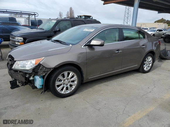 2012 Buick LaCrosse Convenience with VIN 1G4GB5E39CF148203, listed as a Copart auction lot 42764525 with 65,290 mi miles and Salvage Title. Bid and sale history available at carsss.com. Image 1.
