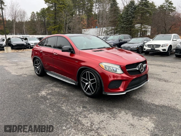 2016 Mercedes-Benz GLE 450 AMG z VIN 4JGED6EB9GA024031, wystawiony jako Copart lot #50238965 z przebiegiem 115 931 mil mil oraz Czysty tytuł • Clean title. Historia ofert i sprzedaży dostępna na DreamBid. Obrazek 1.