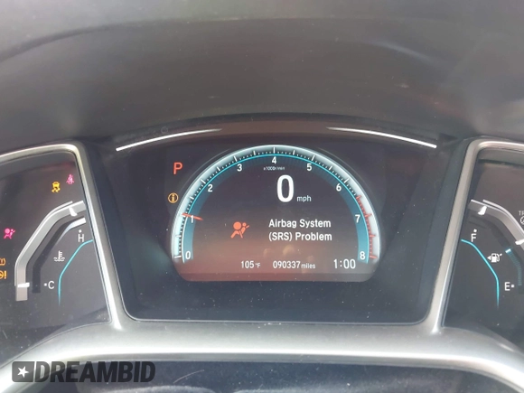 2018 Honda Civic EX-T z VIN 19XFC1F35JE200003, wystawiony jako IAAI lot #42393392 z przebiegiem 90 337 mil mil oraz . Historia ofert i sprzedaży dostępna na DreamBid. Obrazek 7.