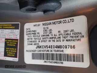 2004 Infiniti G35 Coupe w/Leather with VIN JNKCV54E04M809786, listed as a Copart auction lot 87298084 with 137,951 mi miles and Salvage Title. Bid and sale history available at carsss.com. Image 15.