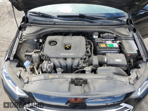 2018 Hyundai Elantra SEL with VIN 5NPD84LF6JH397266, listed as a Copart auction lot 54344385 with 51,536 mi miles and Non Repairable. Bid and sale history available at DreamBid. Image 11.