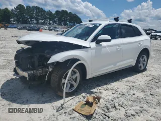 2021 Audi Q5 Premium with VIN WA1AAAFY4M2003847, listed as a Copart auction lot 60960345 with 94,410 mi miles and Salvage title. Bid and sale history available at DreamBid. Image 1.