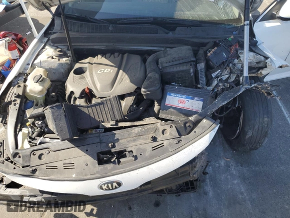 2013 Kia Optima EX with VIN 5XXGN4A70DG252340, listed as a Copart auction lot 58091195 with Not provided miles and Salvage title. Bid and sale history available at DreamBid. Image 11.