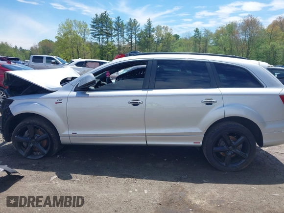 2015 Audi Q7 S line Prestige with VIN WA1DGAFE6FD008203, listed as a IAAI auction lot 42165490 with 111,158 mi miles and . Bid and sale history available at DreamBid. Image 14.
