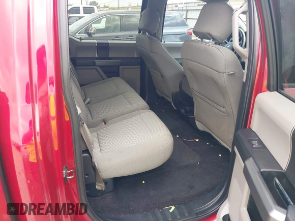 2017 Ford F-150 XL with VIN 1FTEW1EF1HKD11704, listed as a IAAI auction lot 42104633 with 105,104 mi miles. Bid and sale history available at carsss.com. Image 8.
