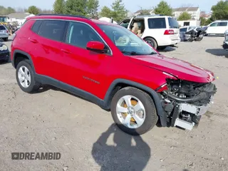 2021 Jeep Compass Latitude with VIN 3C4NJDBB4MT534538, listed as a IAAI auction lot 41817234 with 35,107 mi miles and . Bid and sale history available at DreamBid. Image 1.