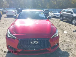 2017 Infiniti Q60 Red Sport 400 with VIN JN1FV7EK0HM610664, listed as a IAAI auction lot 40728910 with 89,817 mi miles and . Bid and sale history available at carsss.com. Image 12.
