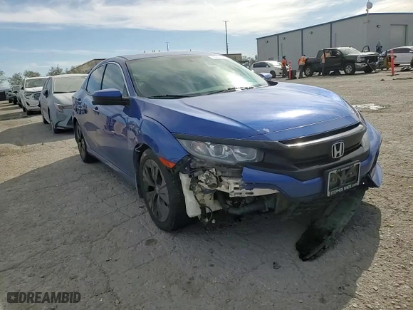 2018 Honda Civic Hatchback EX with VIN SHHFK7H5XJU207896, listed as a Copart auction lot 50264305 with 122,686 mi miles and Salvage Title. Bid and sale history available at carsss.com. Image 10.
