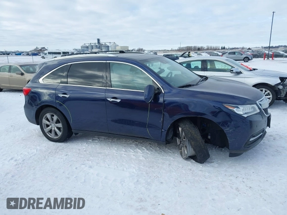 2016 Acura MDX Advance with VIN 5FRYD4H94GB037774, listed as a IAAI auction lot 41345763 with 133,045 mi miles and . Bid and sale history available at DreamBid. Image 13.