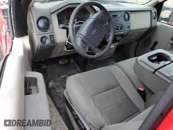 2010 Ford F-250 XL with VIN 1FTNF2B5XAEA21709, listed as a Copart auction lot 84045724 with 182,256 mi miles and Non repairable. Bid and sale history available at DreamBid. Image 8.