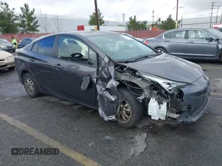 2018 Toyota Prius Two with VIN JTDKBRFU3J3596304, listed as a IAAI auction lot 41522049 with 222,636 mi miles. Bid and sale history available at carsss.com. Image 1.