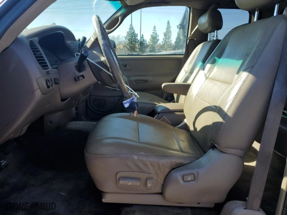 2001 Toyota Tundra Ltd with VIN 5TBRT38171S192800, listed as a Copart auction lot 89259095 with 159,466 mi miles and Salvage Title. Bid and sale history available at carsss.com. Image 7.