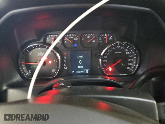 2016 Chevrolet Silverado 1500 Work Truck with VIN 1GCVKNEC0GZ298295, listed as a Copart auction lot 87610585 with 110,874 mi miles and Salvage Title. Bid and sale history available at carsss.com. Image 9.