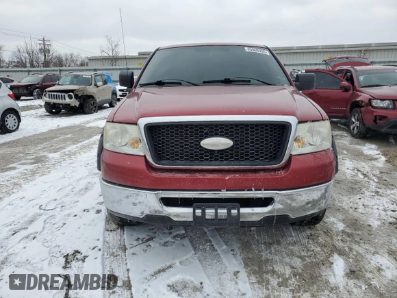 2007 Ford F-150 XL with VIN 1FTPX12V87FA40486, listed as a Copart auction lot 45960395 with 147,974 mi miles and Salvage title. Bid and sale history available at DreamBid. Image 5.