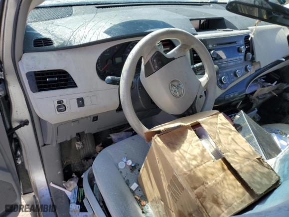 2011 Toyota Sienna LE AAS with VIN 5TDKK3DC5BS009950, listed as a Copart auction lot 46525475 with 0 mi miles and Non Repairable. Bid and sale history available at carsss.com. Image 8.