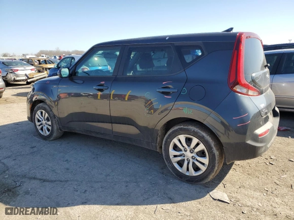 2021 Kia Soul S with VIN KNDJ23AU8M7781347, listed as a Copart auction lot 48055355 with 42,052 mi miles and Salvage Title. Bid and sale history available at carsss.com. Image 2.