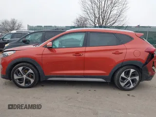 2017 Hyundai Tucson Sport with VIN KM8J3CA24HU416629, listed as a IAAI auction lot 41557615 with 72,844 mi miles and . Bid and sale history available at DreamBid. Image 13.