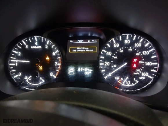 2015 Nissan Pathfinder S with VIN 5N1AR2MM9FC708365, listed as a IAAI auction lot 41240507 with 83,434 mi miles. Bid and sale history available at carsss.com. Image 7.