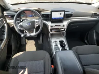 2022 Ford Explorer XLT with VIN 1FMSK8DH7NGC20702, listed as a Copart auction lot 60247555 with 15,278 mi miles and Salvage title. Bid and sale history available at DreamBid. Image 8.
