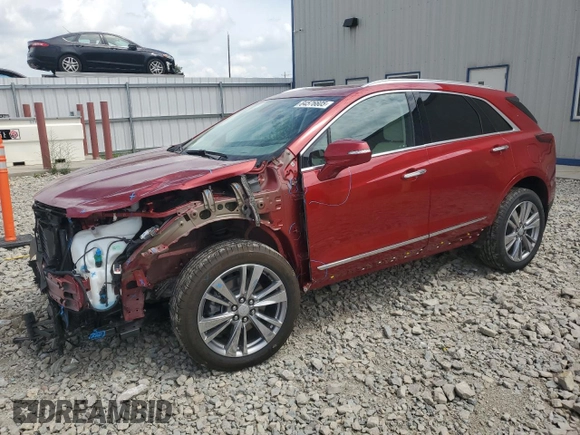 2023 Cadillac XT5 AWD Premium Luxury z VIN 1GYKNDR43PZ205643, wystawiony jako Copart lot #64576605 z przebiegiem 12 184 mil mil oraz Szkoda całkowita • Salvage title. Historia ofert i sprzedaży dostępna na DreamBid. Obrazek 1.