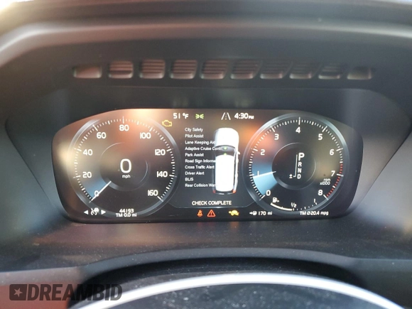 2019 Volvo XC90 R-Design with VIN YV4A22PM7K1452511, listed as a Copart auction lot 42834875 with 44,193 mi miles and Salvage Title. Bid and sale history available at carsss.com. Image 9.