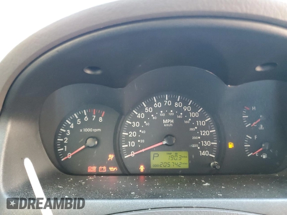 2006 Kia Spectra EX with VIN KNAFE122665277678, listed as a Copart auction lot 74695984 with 205,742 mi miles and Salvage Title. Bid and sale history available at carsss.com. Image 9.