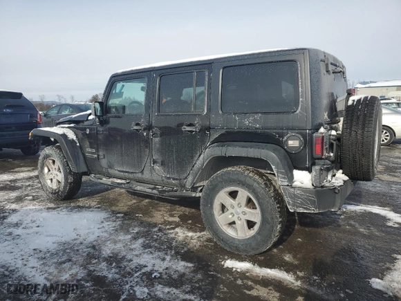 2018 Jeep Wrangler JK Unlimited Sport with VIN 1C4BJWDG4JL820551, listed as a Copart auction lot 45818375 with NaN miles and Salvage Title. Bid and sale history available at carsss.com. Image 2.