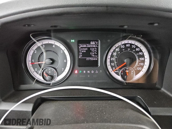 2020 Ram 1500 Tradesman with VIN 1C6RR6FG4LS158393, listed as a Copart auction lot 64656295 with 157,594 mi miles and Clean title. Bid and sale history available at DreamBid. Image 9.