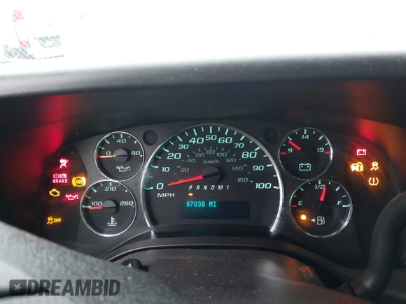 2018 Chevrolet Express Cargo Van with VIN 1GCWGAFG6J1906956, listed as a IAAI auction lot 41391624 with 87,038 mi miles. Bid and sale history available at carsss.com. Image 7.
