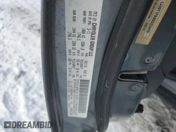 2011 Jeep Compass Latitude with VIN 1J4NT1FA8BD224478, listed as a Copart auction lot 45090345 with 142,051 mi miles and Salvage Title. Bid and sale history available at carsss.com. Image 13.