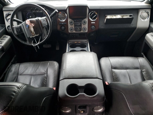 2015 Ford F-250 Lariat with VIN 1FT7W2BT5FEA44216, listed as a Copart auction lot 58973685 with 355,729 mi miles and Salvage title. Bid and sale history available at DreamBid. Image 8.