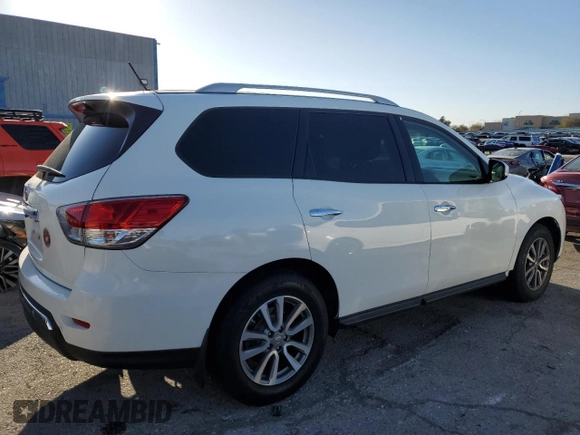 2016 Nissan Pathfinder S with VIN 5N1AR2MN5GC665783, listed as a Copart auction lot 49469725 with 99,647 mi miles and Salvage title. Bid and sale history available at DreamBid. Image 3.