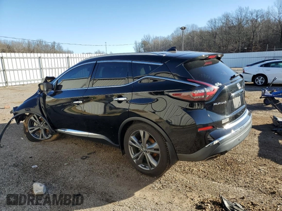 2020 Nissan Murano Platinum z VIN 5N1AZ2DJ4LN139866, wystawiony jako Copart lot #87171934 z przebiegiem 70 306 mil mil oraz Szkoda całkowita • Salvage title. Historia ofert i sprzedaży dostępna na DreamBid. Obrazek 2.