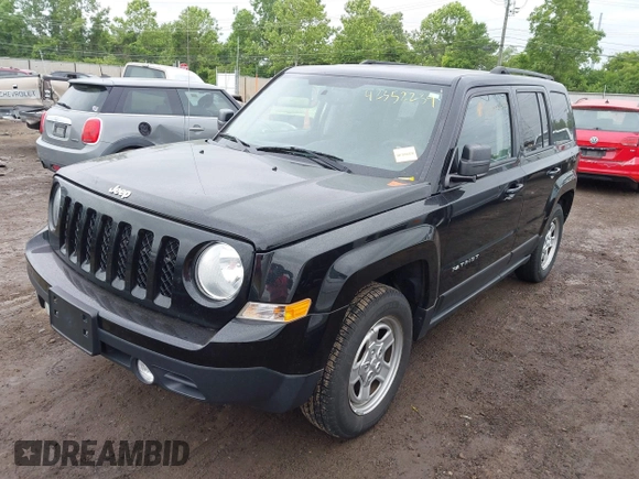 2017 Jeep Patriot Sport z VIN 1C4NJPBA2HD149046, wystawiony jako IAAI lot #42352239 z przebiegiem 146 116 mil mil oraz . Historia ofert i sprzedaży dostępna na DreamBid. Obrazek 2.
