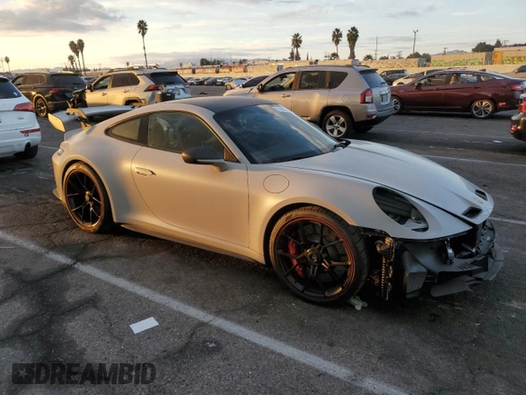 2023 Porsche 911 GT3 with VIN WP0AC2A91PS270549, listed as a Copart auction lot 78500294 with 1,636 mi miles and Salvage Title. Bid and sale history available at DreamBid. Image 4.