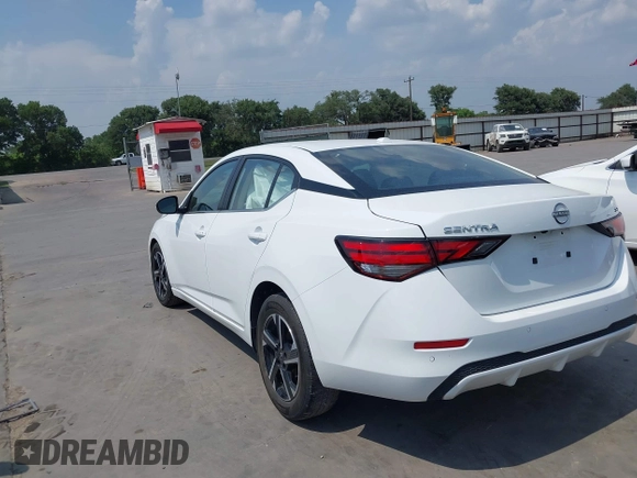 2024 Nissan Sentra SV with VIN 3N1AB8CV0RY297135, listed as a IAAI auction lot 42166329 with 83,038 mi miles and . Bid and sale history available at DreamBid. Image 3.