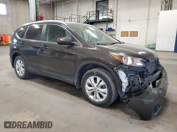 2013 Honda CR-V EX-L z VIN 5J6RM4H72DL002285, wystawiony jako Copart lot #55939585 z przebiegiem 163 350 mil mil oraz Szkoda całkowita • Salvage title. Historia ofert i sprzedaży dostępna na DreamBid. Obrazek 4.