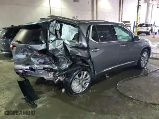 2021 Chevrolet Traverse Premier with VIN 1GNEVKKW9MJ174323, listed as a Copart auction lot 45936545 with 54,049 mi miles and Non Repairable. Bid and sale history available at carsss.com. Image 3.
