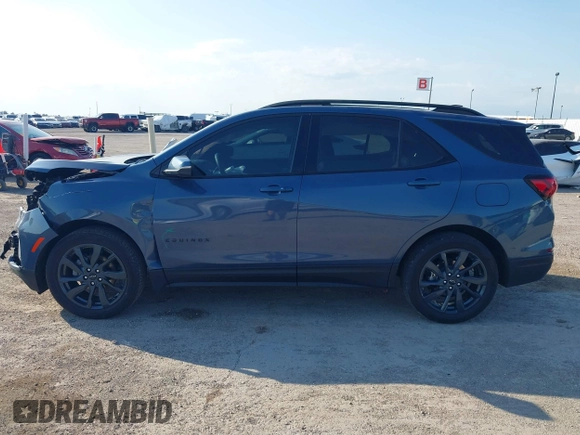 2024 Chevrolet Equinox RS with VIN 3GNAXWEG4RL166568, listed as a IAAI auction lot 42218169 with 14,019 mi miles and . Bid and sale history available at DreamBid. Image 14.