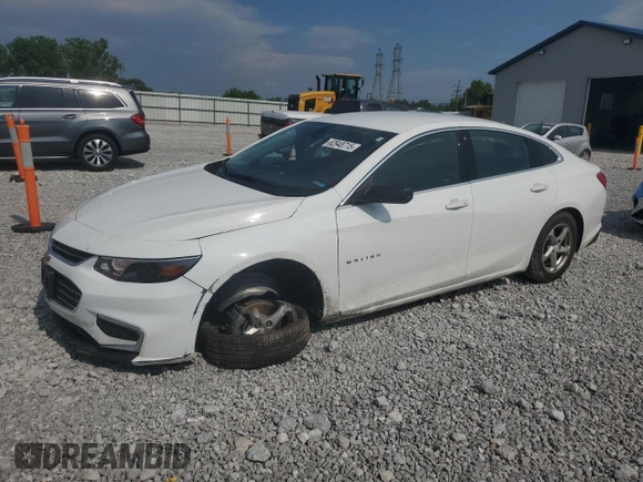 2016 Chevrolet Malibu LS with VIN 1G1ZB5ST9GF193223, listed as a Copart auction lot 62948715 with 64,196 mi miles and Salvage title. Bid and sale history available at DreamBid. Image 1.