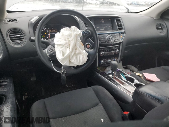 2018 Nissan Pathfinder S with VIN 5N1DR2MN7JC663344, listed as a Copart auction lot 44406985 with 117,208 mi miles and Salvage Title. Bid and sale history available at carsss.com. Image 8.