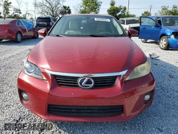 2011 Lexus CT 200h with VIN JTHKD5BH4B2039323, listed as a Copart auction lot 56288685 with Not provided miles and Clean title. Bid and sale history available at DreamBid. Image 5.