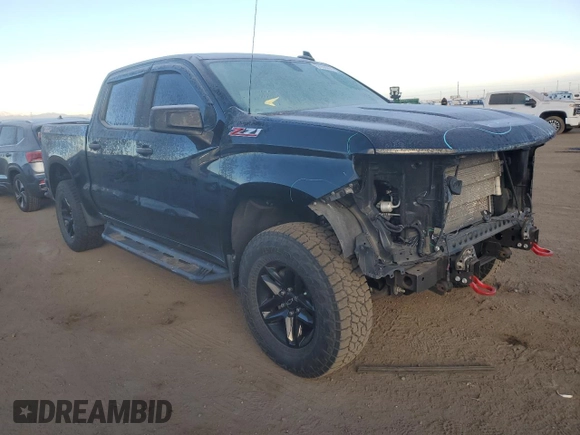 2019 Chevrolet Silverado 1500 Custom Trail Boss with VIN 3GCPYCEF3KG283045, listed as a Copart auction lot 83906664 with 60,393 mi miles and Salvage Title. Bid and sale history available at carsss.com. Image 4.