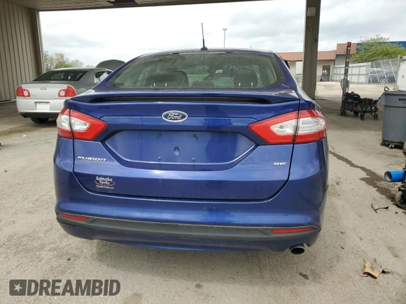 2014 Ford Fusion SE with VIN 3FA6P0H70ER175675, listed as a Copart auction lot 54945235 with 129,622 mi miles and Clean Title. Bid and sale history available at carsss.com. Image 6.