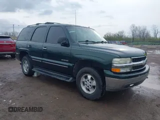2002 Chevrolet Tahoe LT with VIN 1GNEK13Z22J154097, listed as a IAAI auction lot 41913119 with 243,978 mi miles. Bid and sale history available at carsss.com. Image 1.