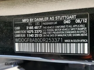 2013 Mercedes-Benz C 300 Sport with VIN WDDGF8AB0DR253371, listed as a Copart auction lot 62021785 with 190,938 mi miles and Salvage title. Bid and sale history available at DreamBid. Image 12.
